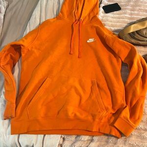 Nike Men's Bright Orange Hoodie